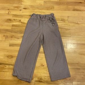 Zara Paper bag Waist Pants